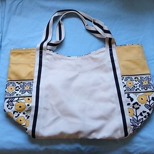 Vera Bradley large color block tote